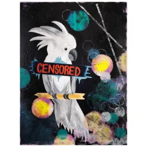 Print Papoušek (Bizarre Cenzure) — UNCHAORA